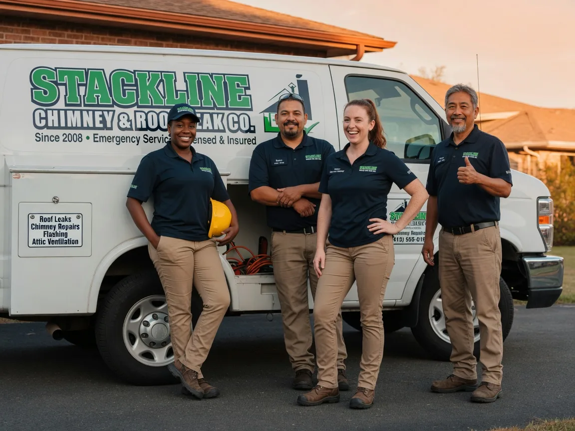 Chimney flashing repair company in Oakland, ME